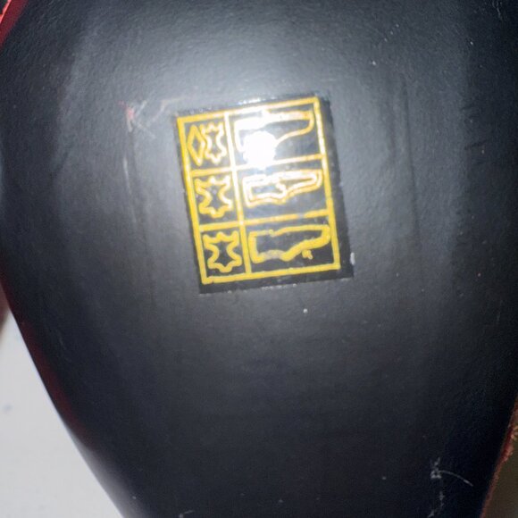 Prada Red Suede Slingback Kitten Heels Size 38 - Picture 11 of 15